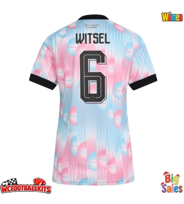 Belgium Axel Witsel #6 Replica Away Stadium Shirt for Women World Cup 2026 Short Sleeve